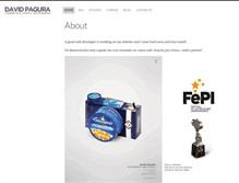 Tablet Screenshot of davidpagura.com
